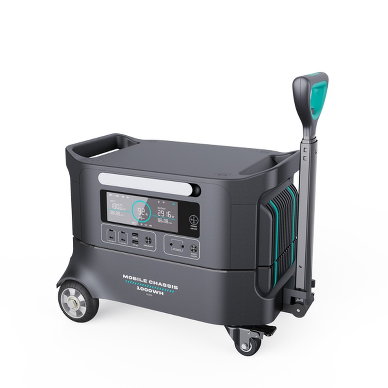 移动储能电源 2.1kWh / 2.2kW，LiFePO4 电芯，2200W 纯正弦波输出，支持光伏快充、UPS 无缝切换与并机扩容